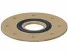 10 Inch 150lb Flat Face PTFE Flange Insulation Kit Gasket with Sleeve and Washer