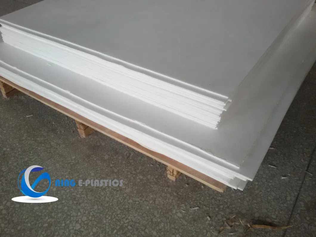 Pure White Color Moulded PTFE Sheet Customize Thickness