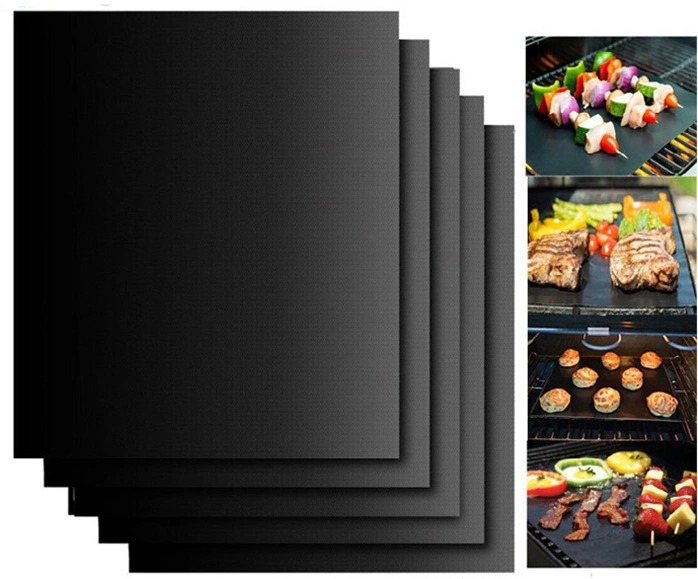 China Factory Direct Supply Customized Color PTFE BBQ Grill Mat