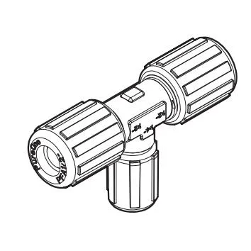 High Transparency Fluoropolymer Material Made From PFA Connector