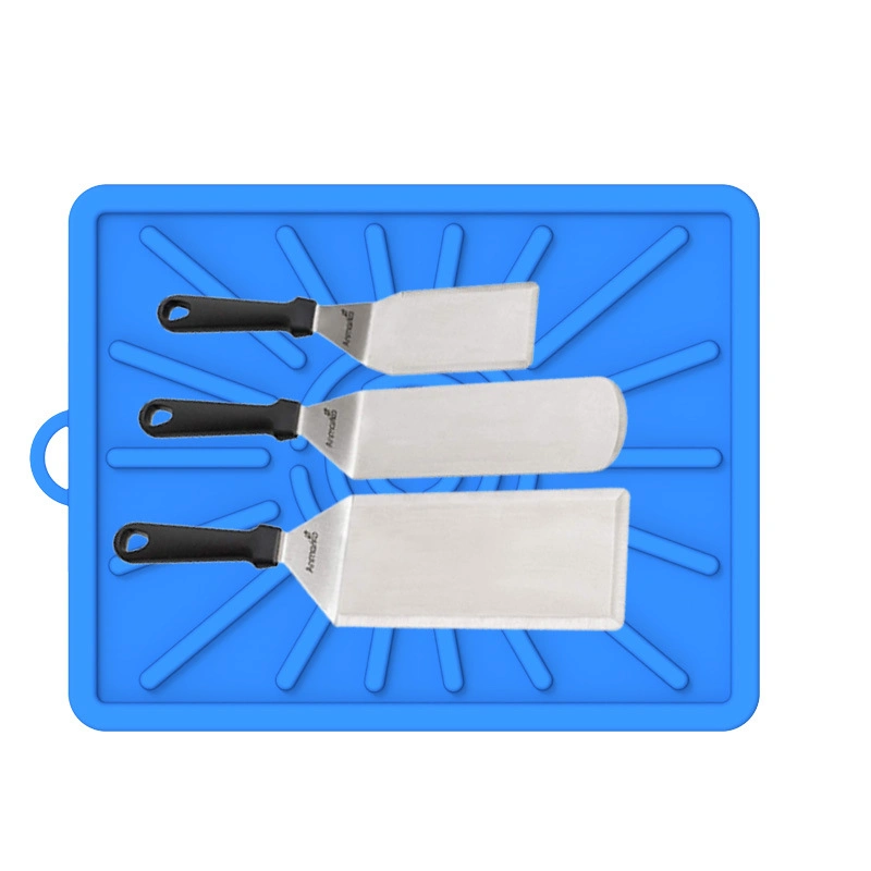 Silicone Tool Grill Mat Kitchen Counter Dish Drying Mats