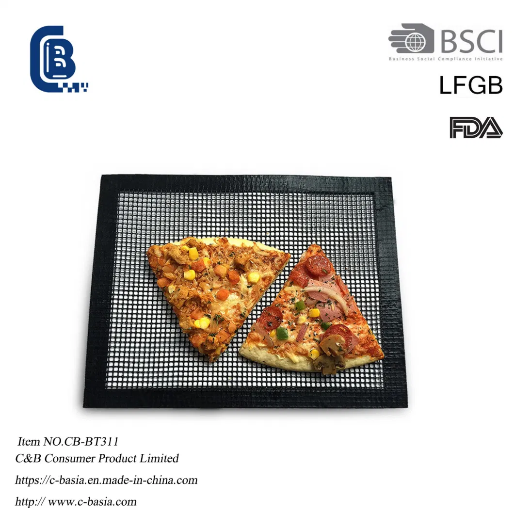 Food Grade Heat Resistant PTFE Fiberglass Non Stick BBQ Grill Baking Mesh Oven Liner Barbeque Mat