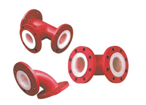 PTFE Lining and Other Three-Way Reducing Agents and Straight Pipes Used in The Chemical Industry Bends and Fittings