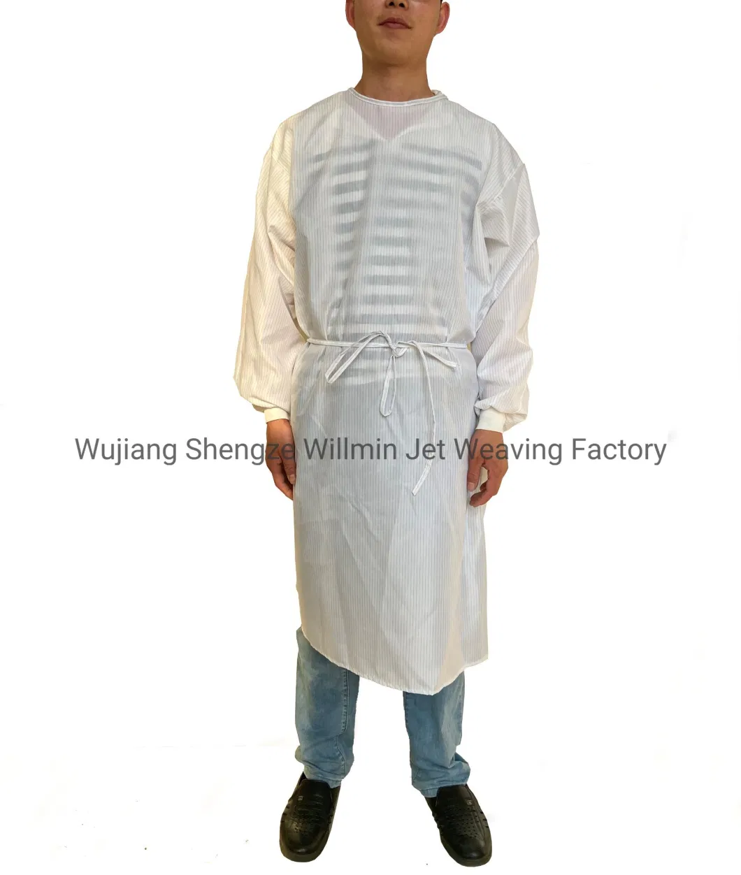 OEM Cleanroom Clothing Polyester Anti-Static ESD Working Clothes