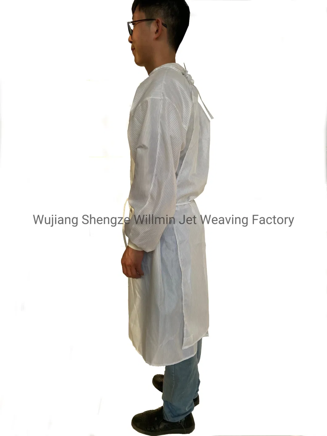 OEM Cleanroom Clothing Polyester Anti-Static ESD Working Clothes