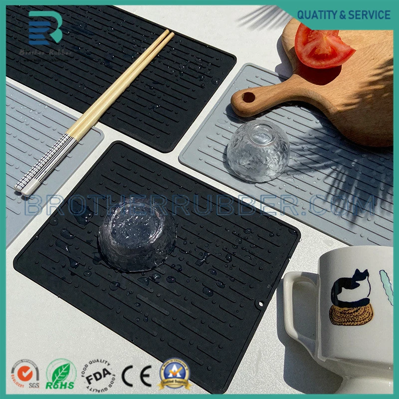 Silicone Insulated Waterproof Filter Mat Kitchen Coaster Drain Mat