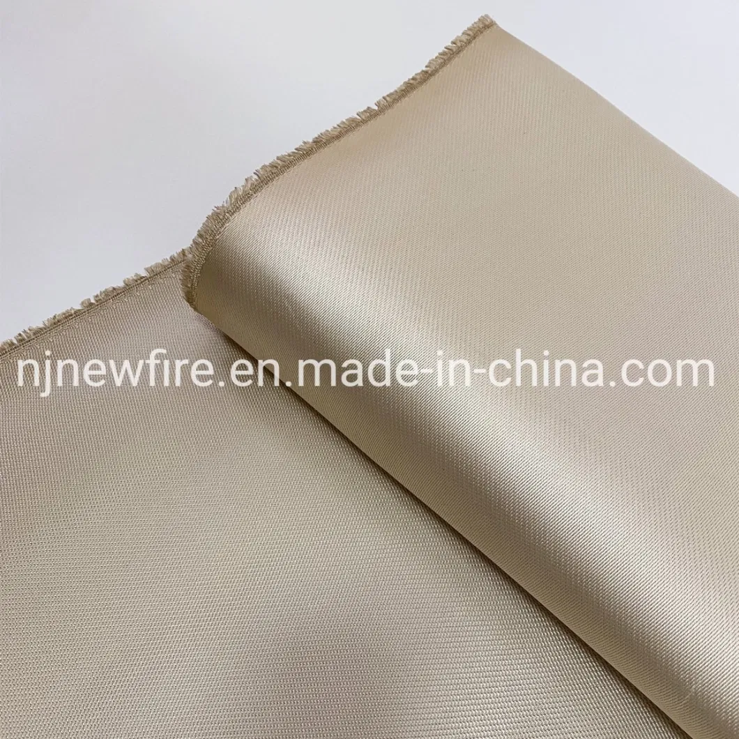 High Silica Fabric Silicone/PU/Vermiculite/Acrylic/Coated Silica Fiberglass Fabric High Quality Silica Products Good Price Silica Fabric Fire Resistant