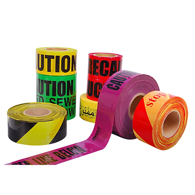 Detectable Caution Tape-2&quot;, 3&quot; and 6&quot; Wider