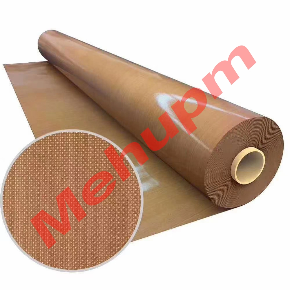 Insulation Waterproof Nonstick High Temperature Flame Retardant PTFE Sheet Fabric Cloth Roll