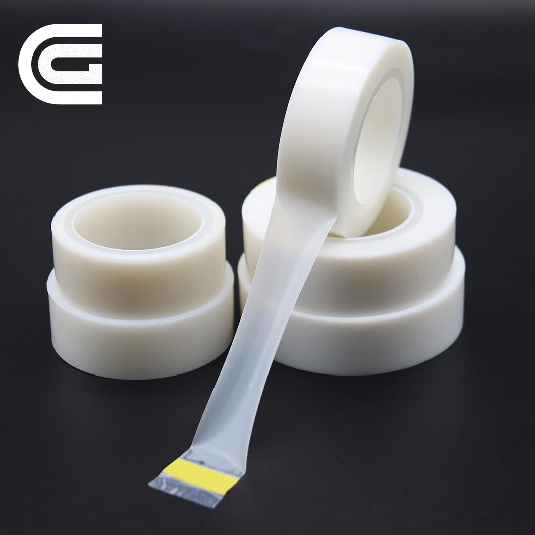 White High Temperature Resistant Skived PTFE Film Tape with Silicone Adhesive