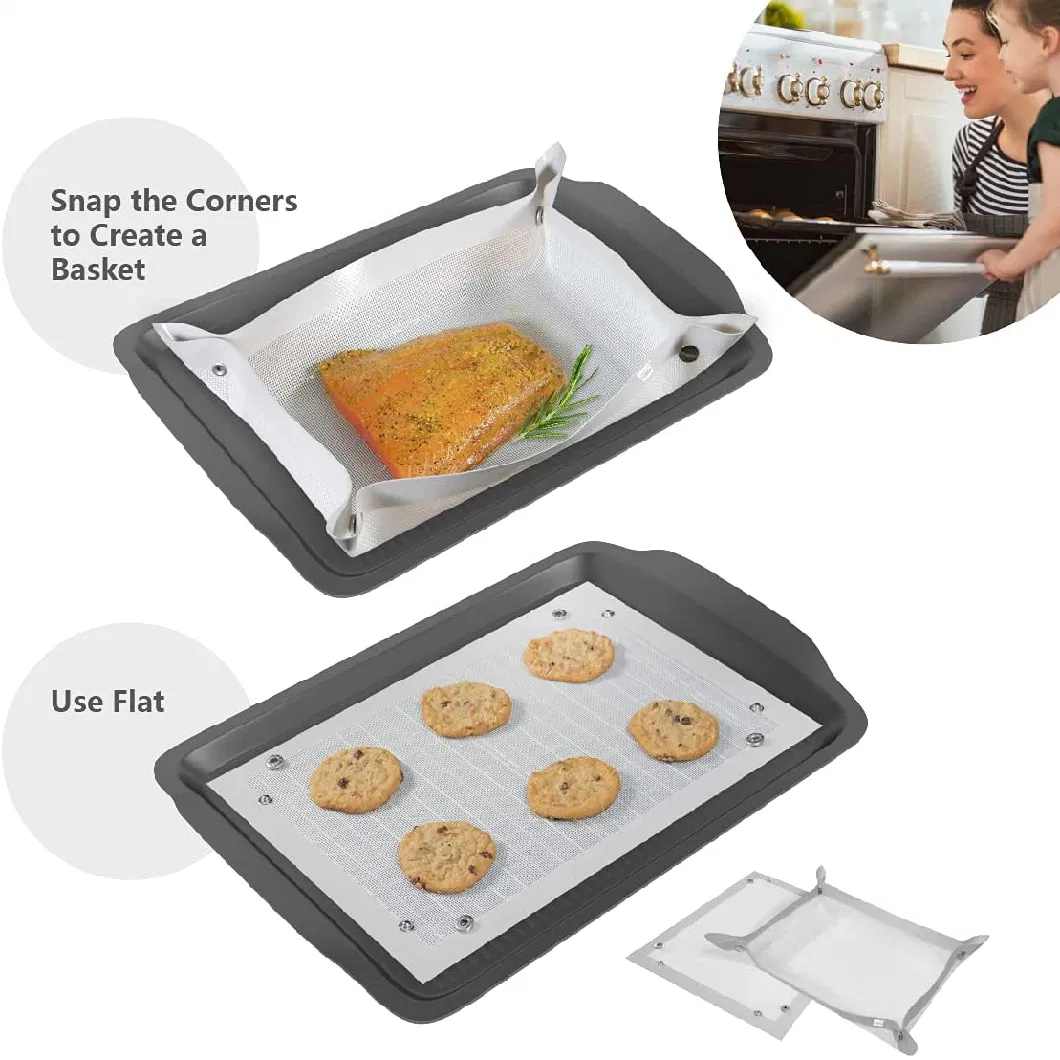 Custom Large Pastry Resistant Nonstick Fiberglass Kitchen Silicone Baking Mat