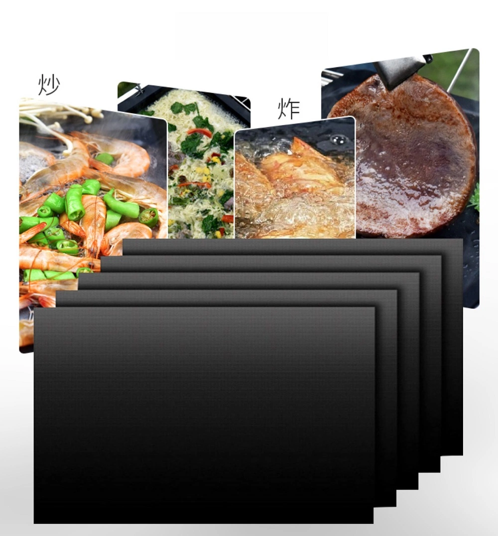 Barbecue Sheets Non Stick Oven Liner Teflon Cooking Mats Reusable, Durable, Heat Resistant Perfect for Baking on Gas, Charcoal, Oven and Electric Grill Wbb18085