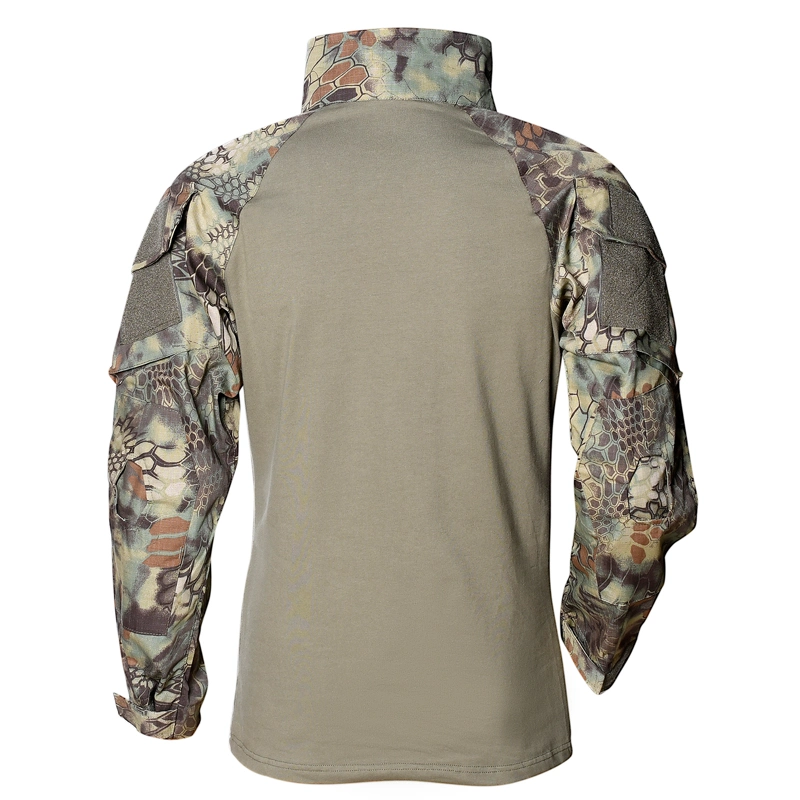 Esdy Men&prime; S Outdoor Hotsales Quick-Drying Long Sleeve Shirt Camouflage Tactical Frog Shirt