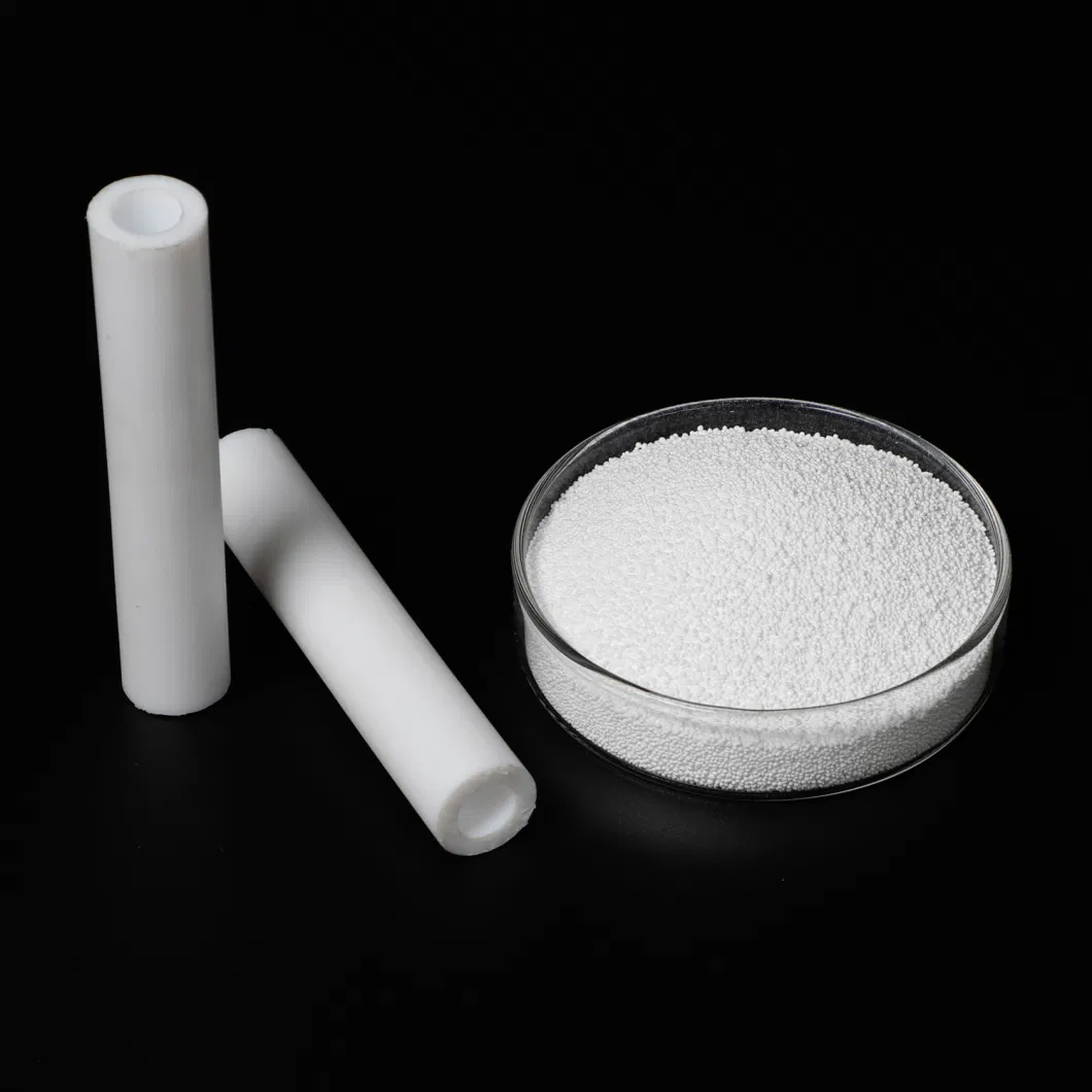 White Polytetrafluoroethylene Raw Material, PTFE Particles for Industrial Sealing. PTFE Raw Material