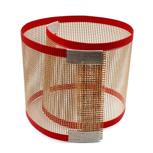 Temperature Resistance Good Air Flow PTFE Fiberglass Mesh Dryer Machine Belt / PTFE Mesh Fabric