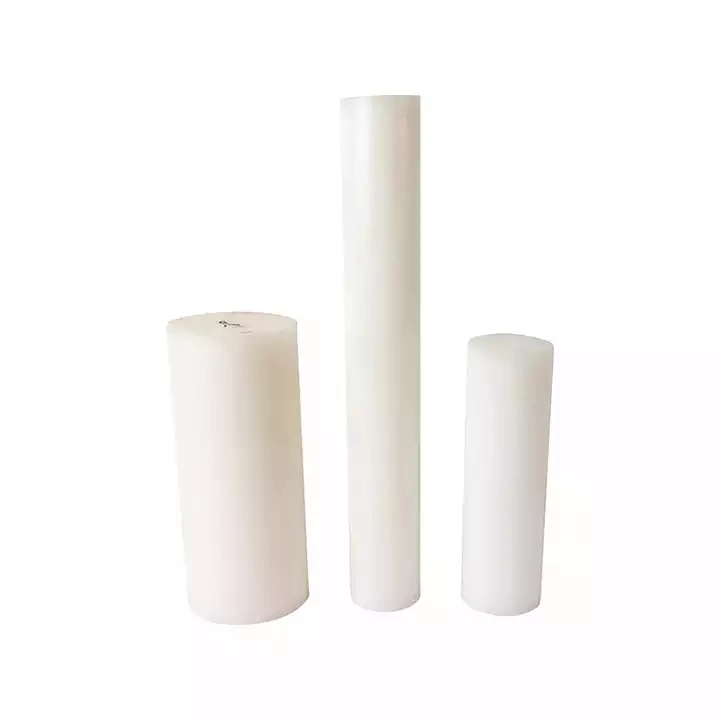 China Supplier Graphite 100% Virgin White PTFE White Rod Plastic PTFE Molded Solid Pipe