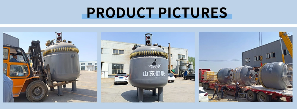 PTFE Lined Stirred Mixing Tank Reactor Chemical Reactor
