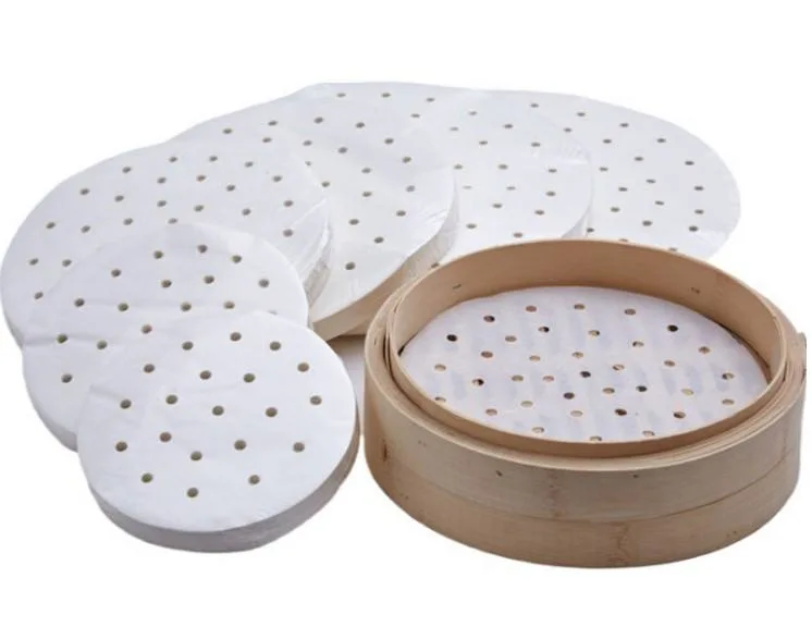 Cut Perforated Silicone Nonstick Parchment Paper for Steaming Liners/Baking Air Fryer Liners