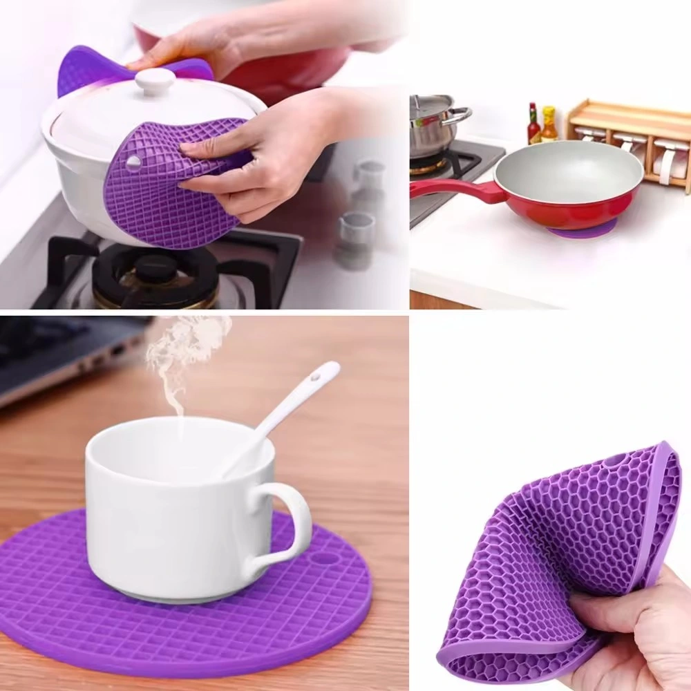 BPA Free Silicone Placemat Super Sofe Table Mat Heat Resistant for Kitchen