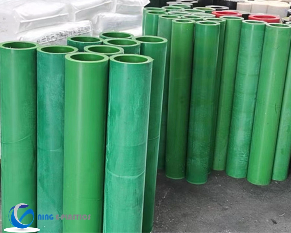 PA66 Cast Nylon6 Tubes with Oil Green POM PTFE PA6 PU Mc Nylon Tube Filled MOS2