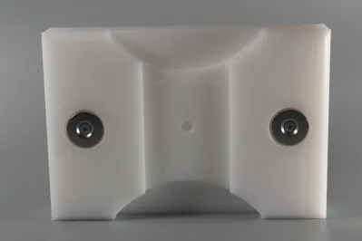 Parti di lavorazione CNC in plastica boccola rullo puleggia ruota in nylon Mc Manicotti flangiati PA6, guarnizione in PTFE blocco PE