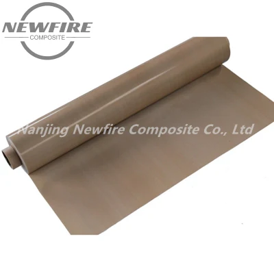 Tessuto in fibra di vetro rivestito in PTFE nuovo tipo diverso calore/fiamma Tessuto laminato resistente per la sigillatura dei nastri