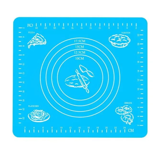 BPA Free Non Stick Soft BBQ Pastry Oven Kneading Rolling Dough Baking Sheet Silicone Baking Mat for Cooking