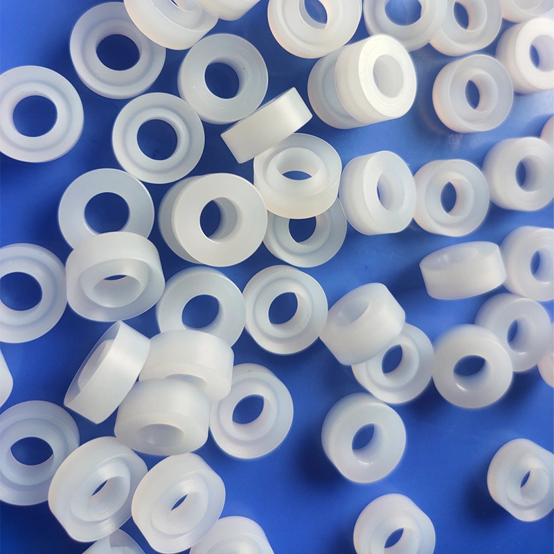 Customized PTFE Sealing Gasket Retaining Ring Shaft Sleeve V-Ring Valve Seat PTFE Seal Gasket Engineering Plastics Special Plastics