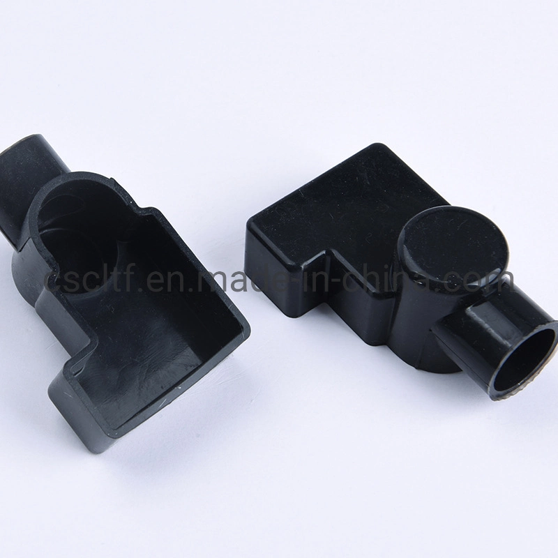 Wholesale Soft PVC Rubber Boot Sleeve Insulation Cap Positive and Negative Cable Insulated Cover Wire Wiring Harness Battery Terminal Protector Cover Black Red