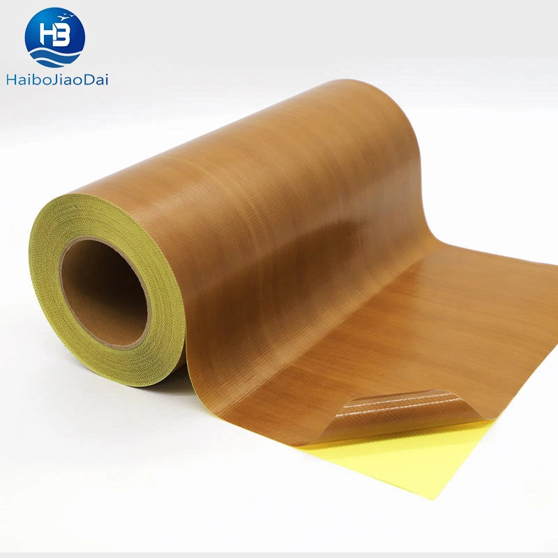 Heat Resistant Waterproof Insulation Nonstick PTFE Fiberglass Glass Fabric Cloth 300 Degree Silicone Heat Sealing Tefloning Tape