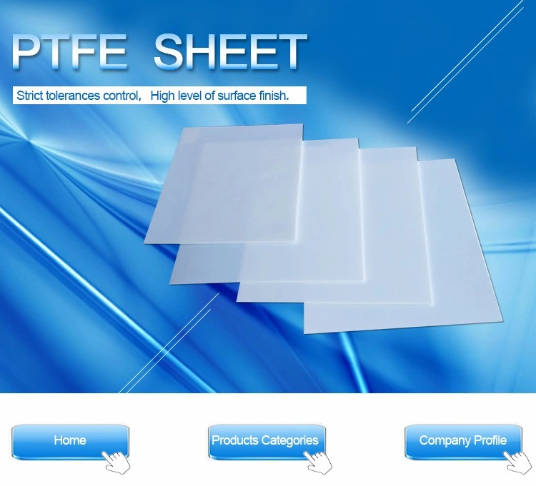 Non-Stick Resistance Skived 100% Virgin Pure PTFE Sheet