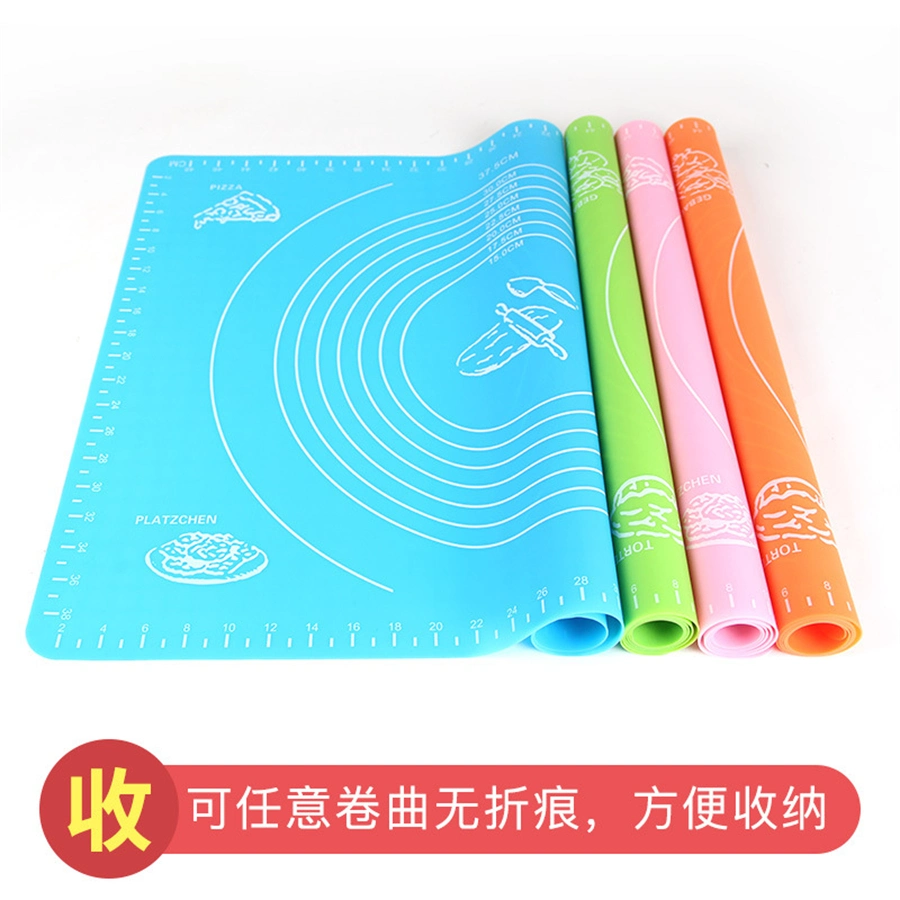 Heat Resistant Silicone Placemat Soft Silicone Pastry Mat Silicone Baking Mat