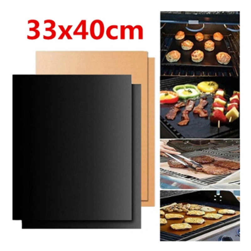 Food Grade PTFE Coated Fiberglass BBQ Gril Mat