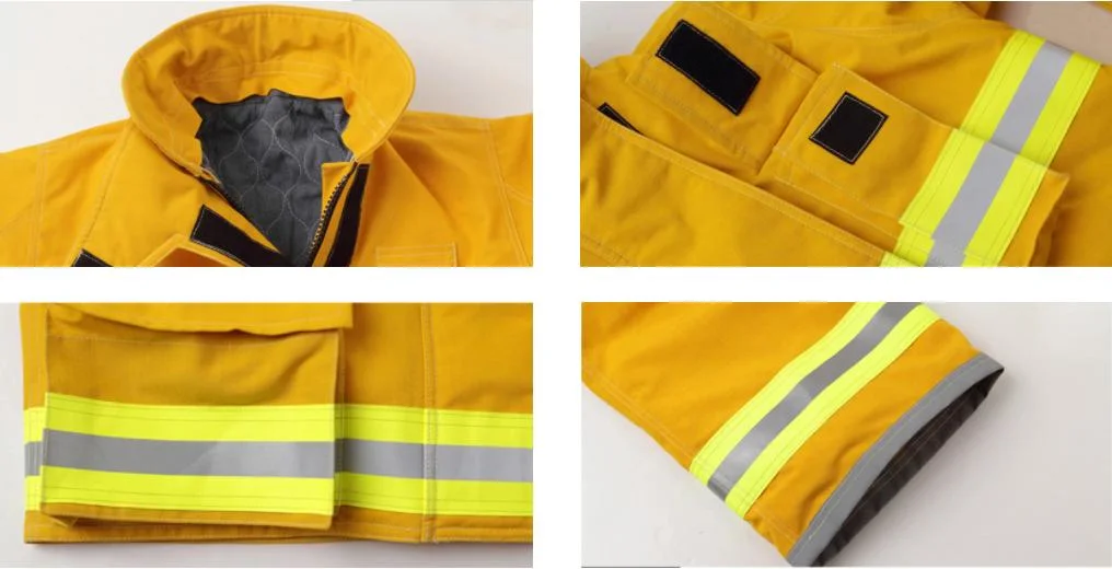 En469 Standard Fireman Personal Protective Flame Retardant Firefighter Clothing
