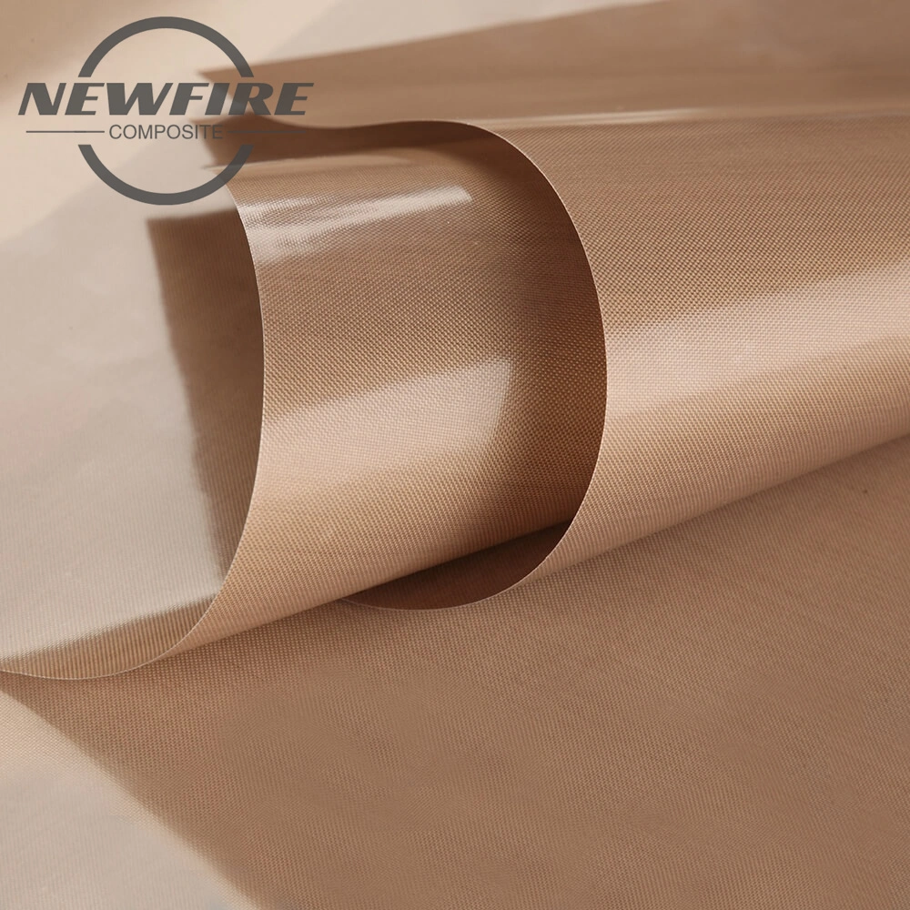 Manufacturer Customized Size PTFE Fabric High Quality High Tensile Strength Anti-Static Heat Resistant PTFE Coated Fiberglass Mesh Fabric Roll