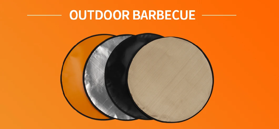 Amazon Selection Non-Stick BBQ Grill Mat Outdoor Round Fireproof High Temp Round Fire Pit Ember Mat