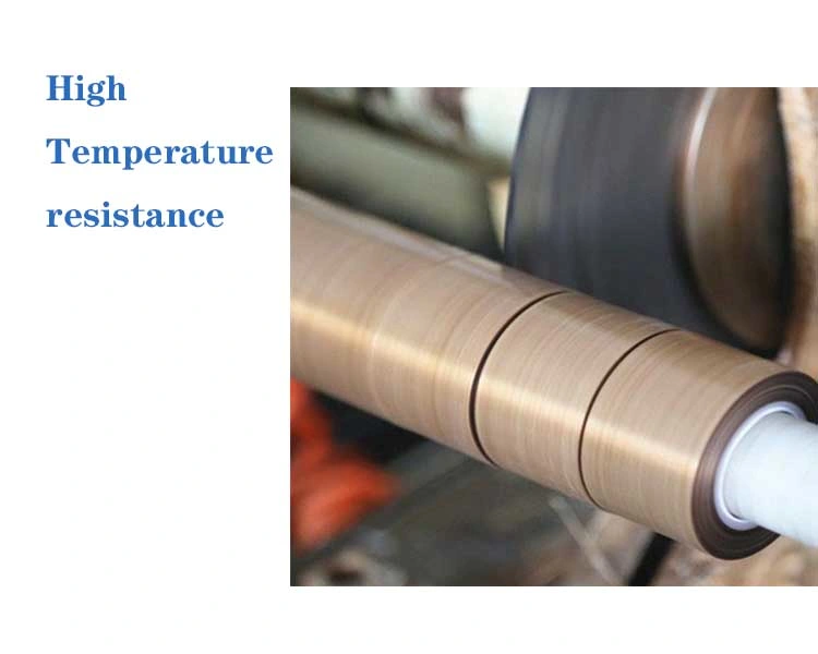 Premium Grade Heat Resistant Sealing Electrical Insulation PTFE Coated Glass Fabric Adhesive Tape