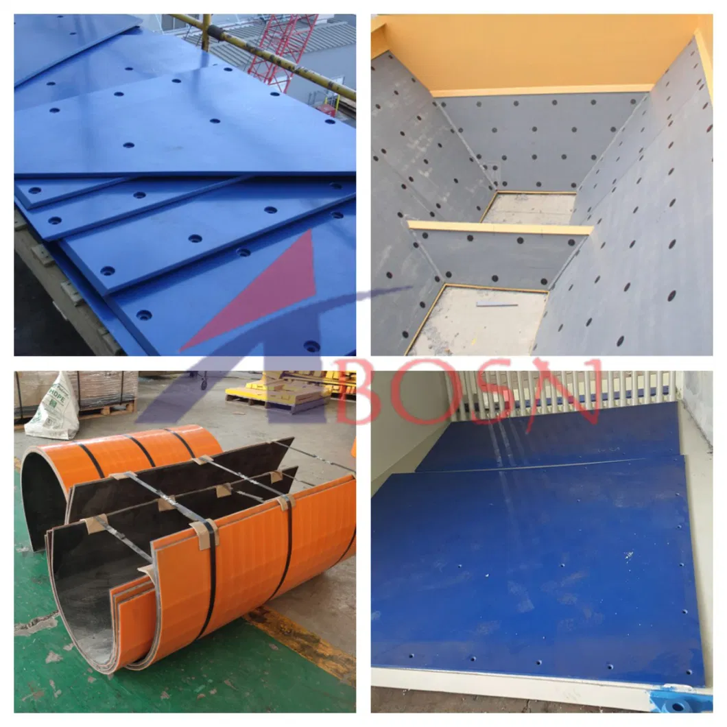 Plastic PE1000 Chute, Coal Bunker, Truck Liner, Mixing Silo Lining