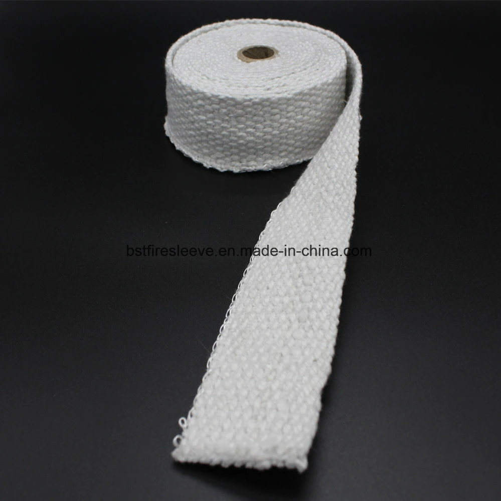 China Manufacturer Aluminum Foil Silicone Vermiculite Glass Fiber High Temperature Heat Resistant and Thermal Insulating Fiberglass Woven Tape