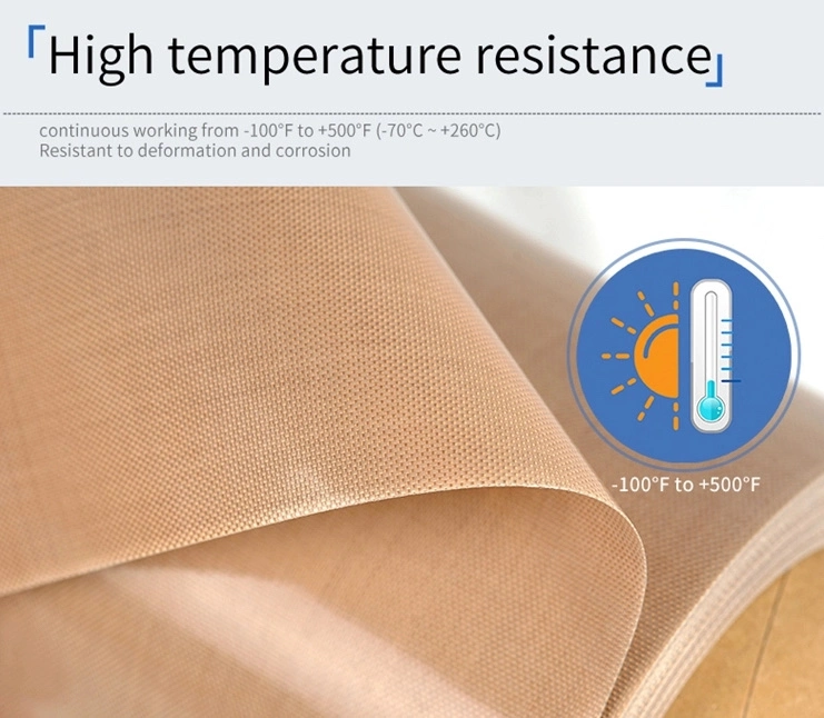 Heat Resistant PTFE Coated Fiberglass Fabric Made of PTFE Mesh Fabric