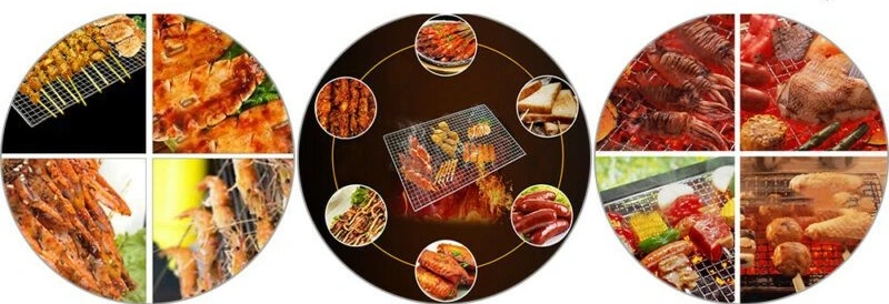 Top Selling Nonstick Fish Vegetable Smoker Set Grilling BBQ Grill Mesh Mat