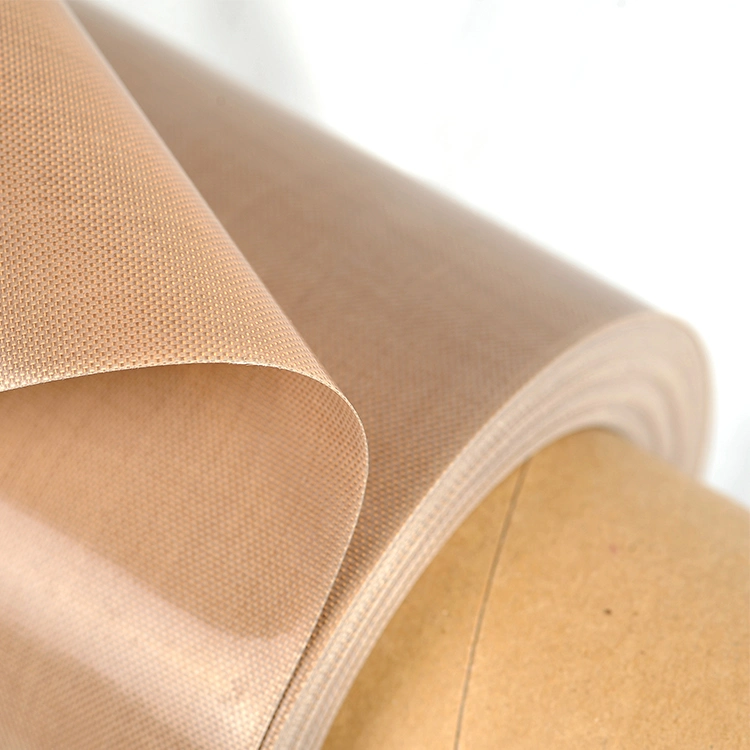 China Supplier Wholesale High Temperature Singles Side PTFE Coaing Fiberglass Fabric