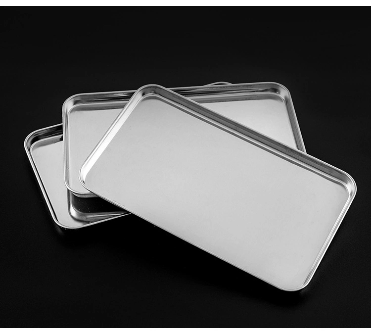 Home Kitchen Use Small Sizes Stainless Steel Baking Sheet Pan Cookie Tray Food Service Trays