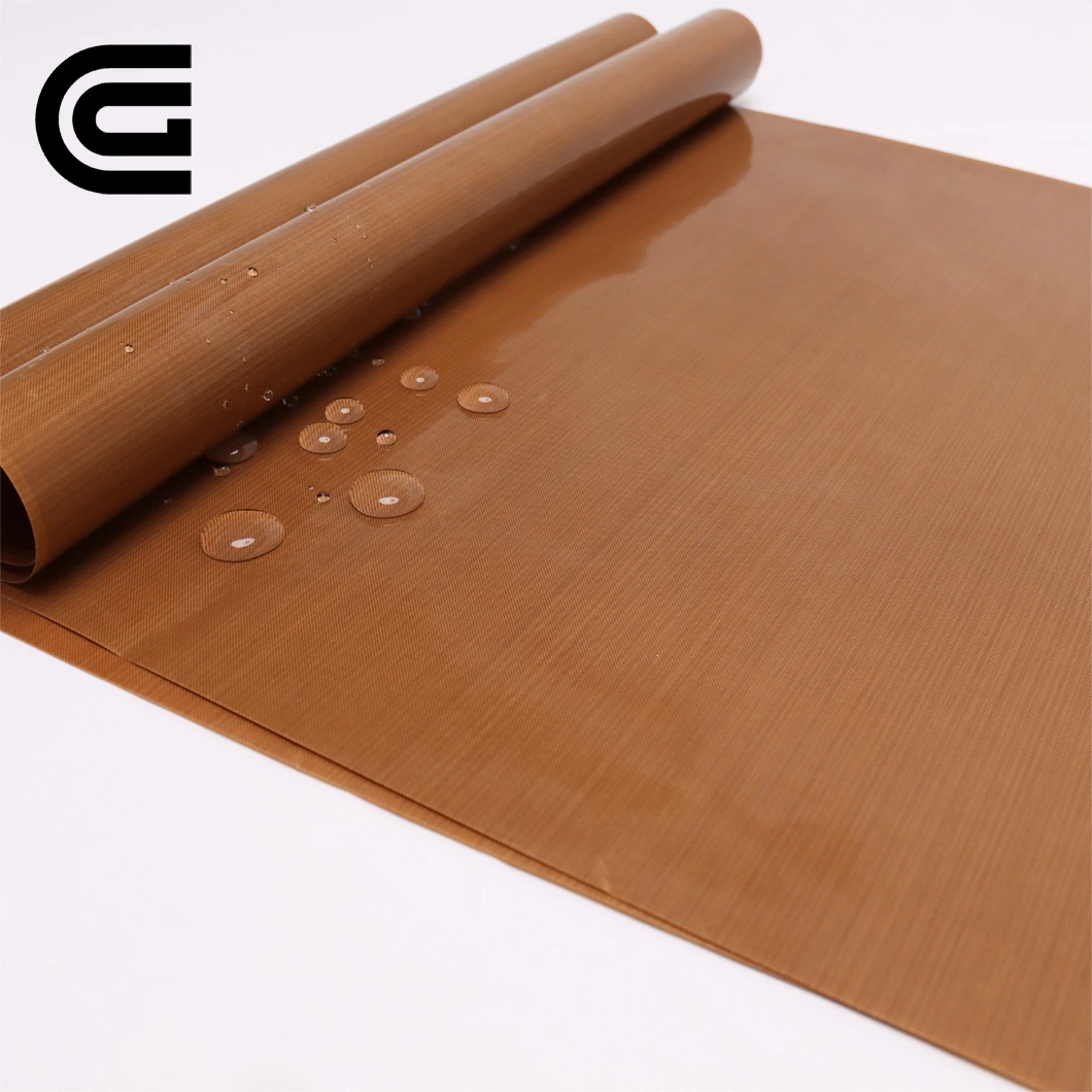 Custom Industry High Temperature Mechanical Grade PTFE-Glass Fabric PTFE Coated Fiberglass Cloth