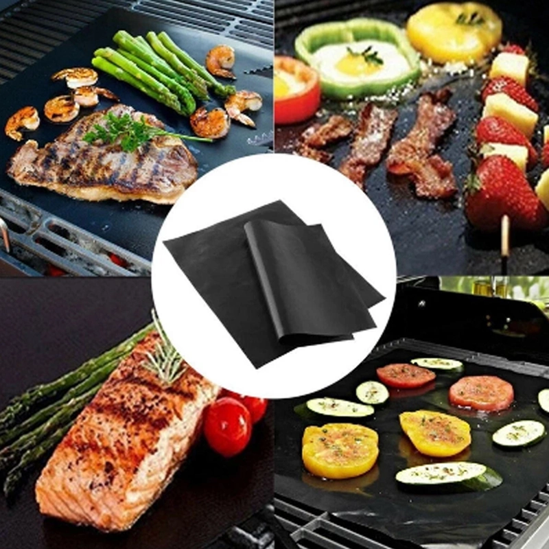 Food Grade PTFE Fiberglass BBQ Cooking Mat Oven Tray