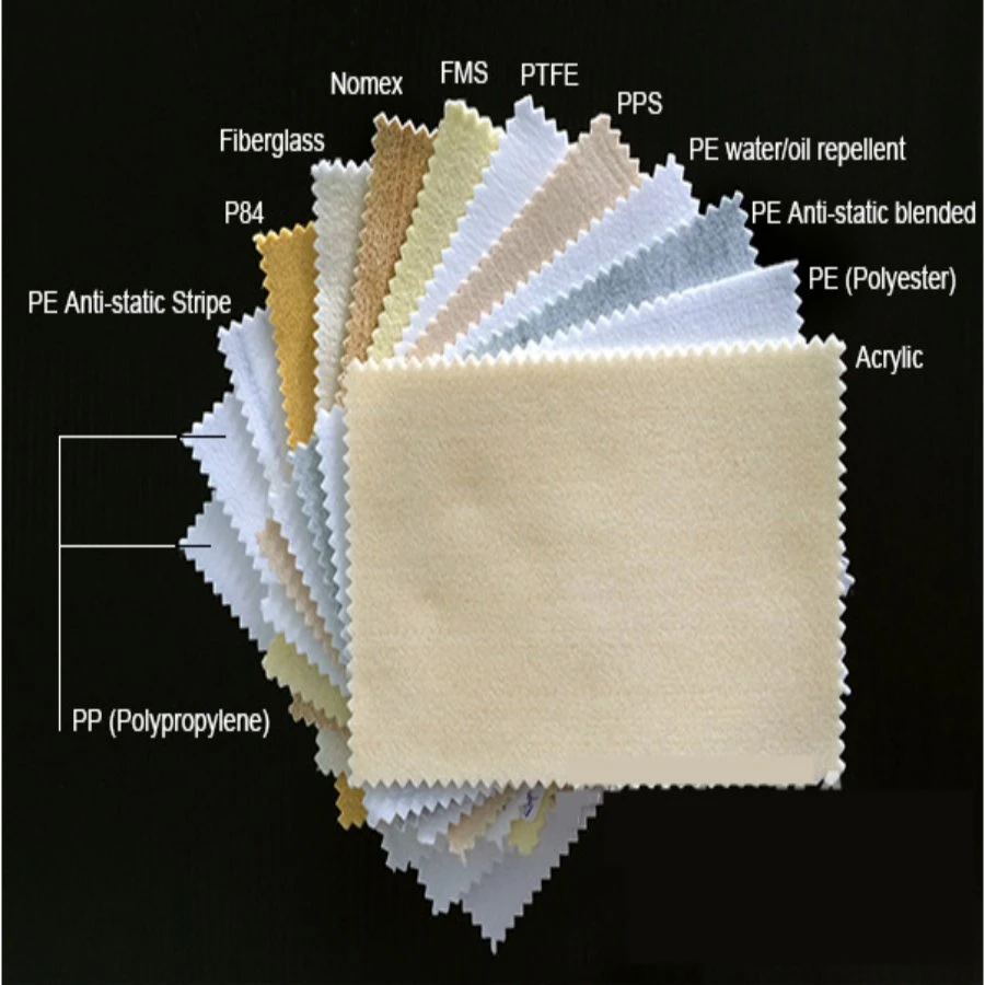 High Temperature 750GSM Fiberglass with PTFE Membrane Filter Cloth