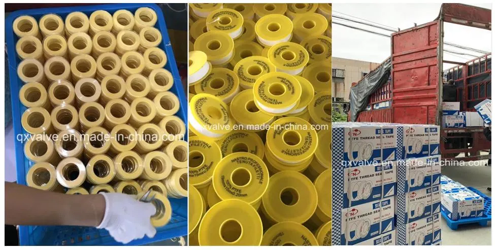 Water Pipe Wrapping PTFE Thread Sealing Tape 1&quot; White Teflon Tape