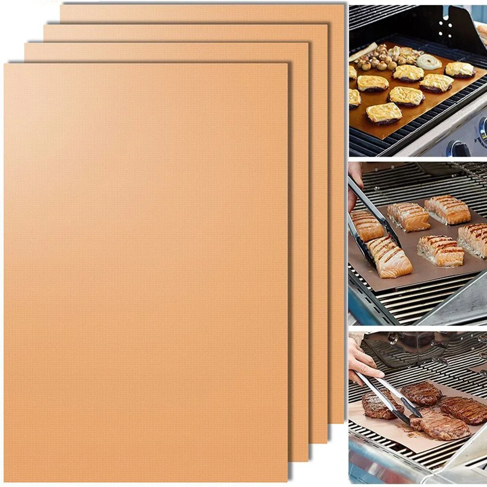 Colorful PTFE Fiberglass BBQ Grill Mat