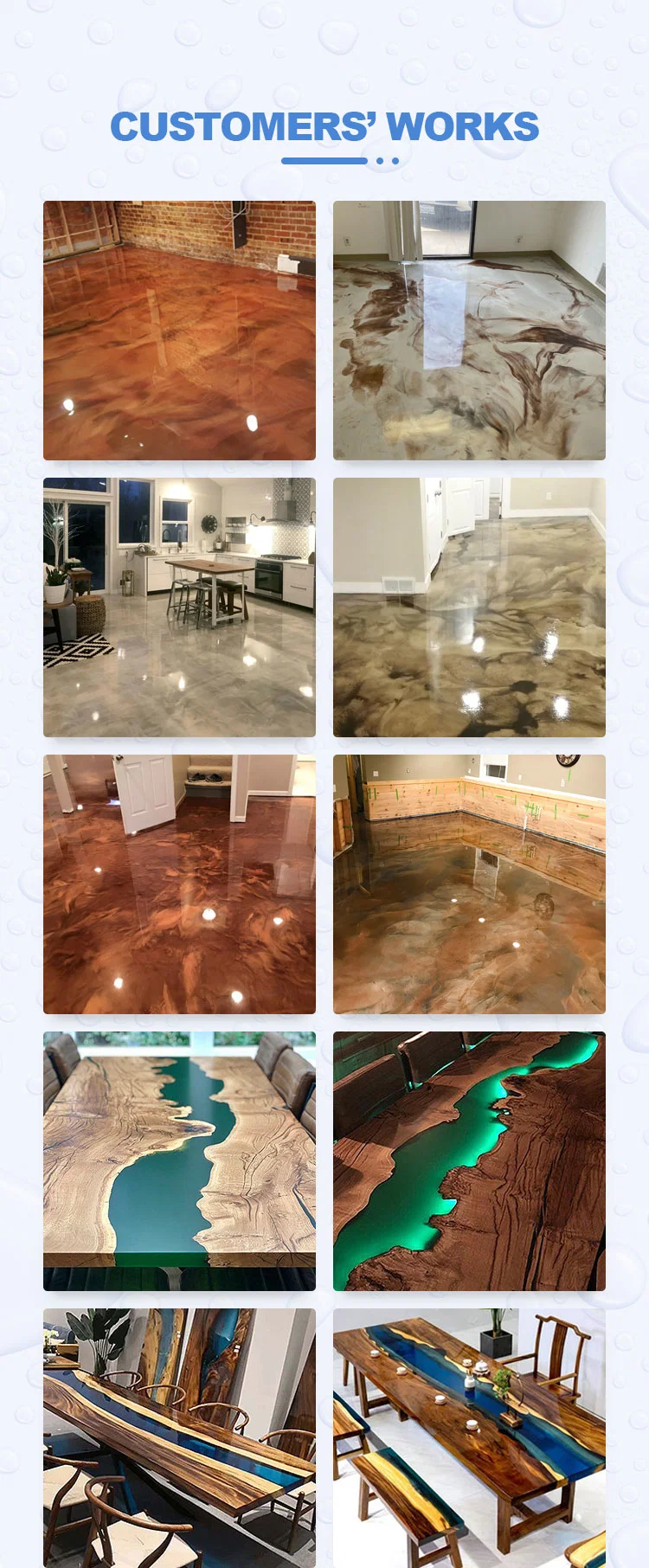 Waterborne Polyester Anticorrosive and Waterproof Coating PTFE Floor Epoxy Floor Coating