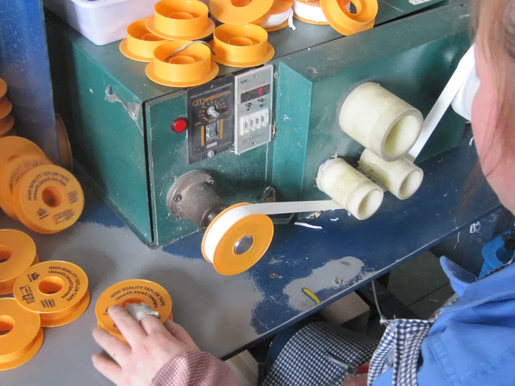 Factory Thread Seal Yellow Binding Belt Film PTFE Tape with ISO for Pipe